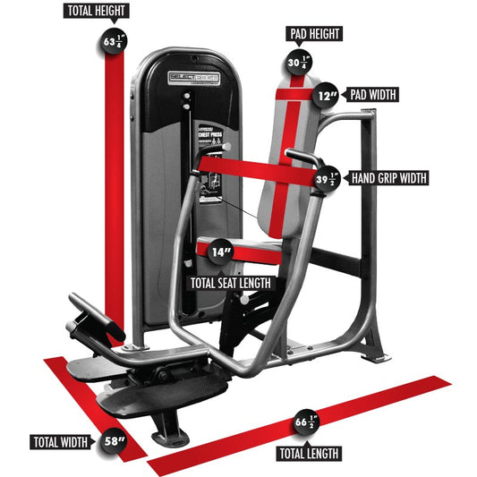 Legend Fitness SelectEDGE Chest Press- Model 1100