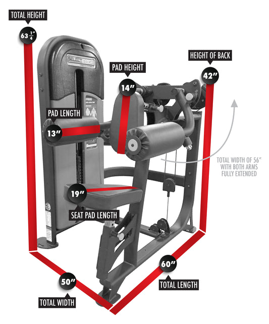 Legend Fitness SelectEDGE Seated Lateral Raise -MODEL #1112