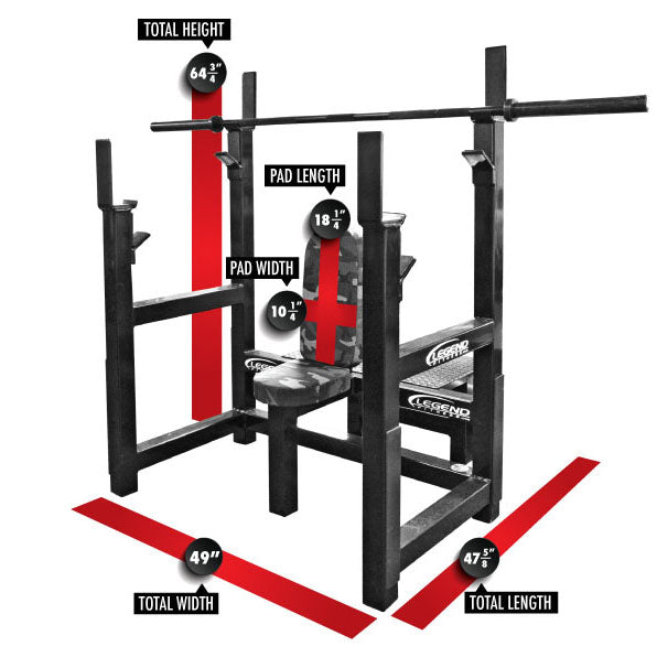 Legend Fitness Olympic Shoulder Bench