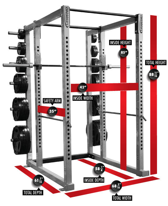 Legend Fitness Performance Series Power Cage - Model 3133