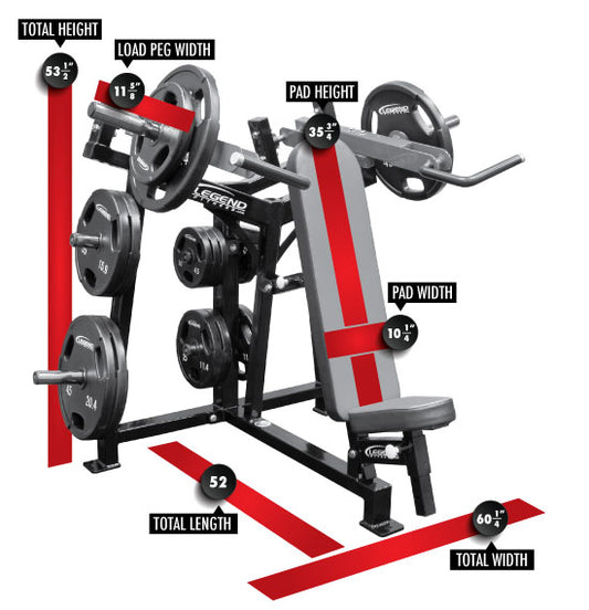 Legend Fitness LeverEDGE Unilateral Converging Shoulder Press - Model 6001