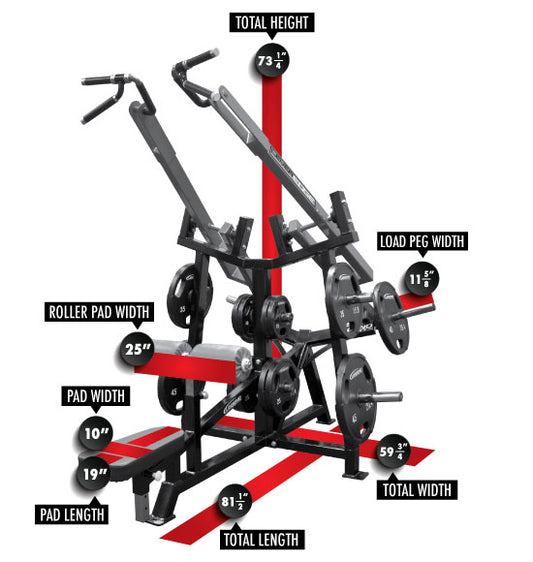 Legend Fitness LeverEDGE Unilateral Diverging Lat Pulldown - Model 6005