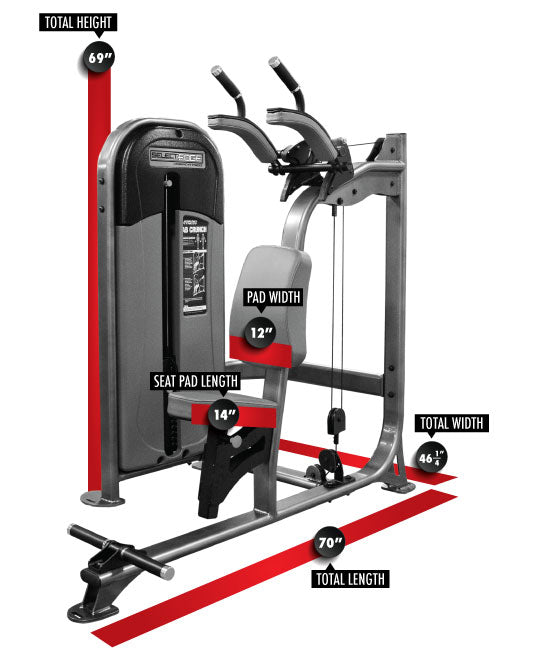 Legend Fitness SelectEDGE Ab Crunch - Model 1106