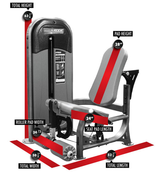 Legend Fitness SelectEDGE Leg Extension - Model 1108