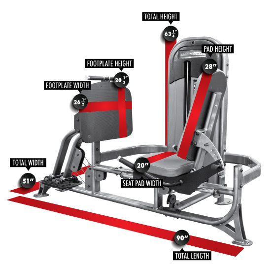 Legend Fitness SelectEDGE Leg Press - Model 1109