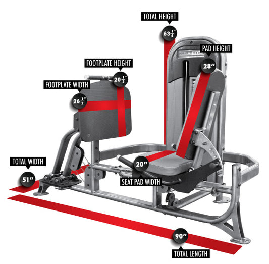 Legend Fitness SelectEDGE Leg Press - Model 1109