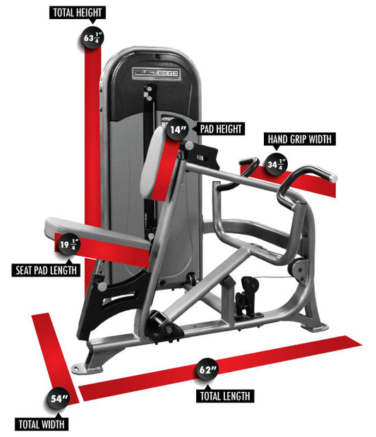 Legend Fitness SelectEDGE Seated Mid-Row - Model 1103